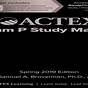 Actex Manual Exam P