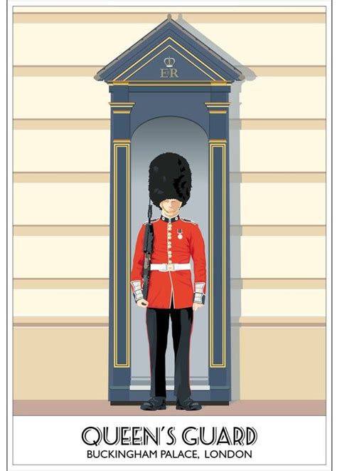 The Kings Guard Buckingham Palace London Travel Etsy Queens Guard
