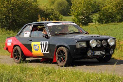 Opel Ascona B beim Shake Down zur Rally Sonnefeld 2011 (AMC Hohe Aßlitz