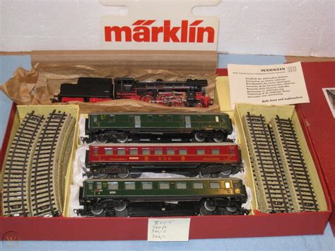 Marklin Ho Train Set 3105 1950s Vintage Original Excond