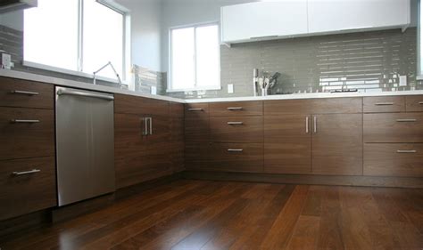 For anyone considering installing ikea kitchen cabinets themselves, i offer the following advice. Walnut IKEA Kitchen - Contemporary - Kitchen - Los Angeles ...