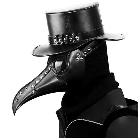 Plague Doctor Steampunk Bird Leather Halloween Party Mask Costume
