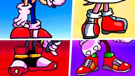 Sonic The Hedgehog Movie Choose Your Favourite Shoes Sonic Exe Fnf