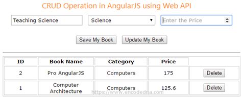 Crud Operation Using Web Api In Asp Net Mvc The Code Hubs Riset