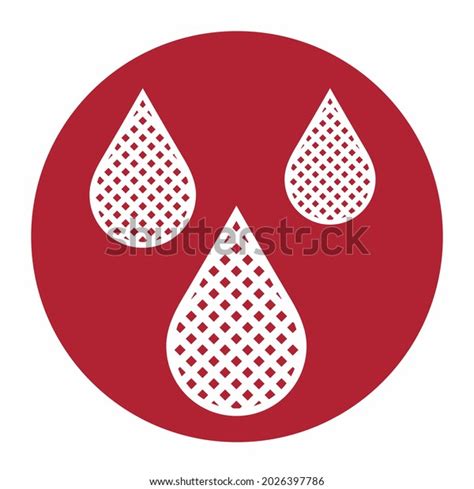 Water Drops Droplet Raindrops Icon Illustration Stock Vector Royalty