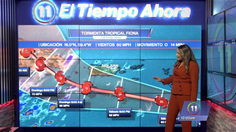 Boletín 11am Emiten Aviso De Tormenta Tropical Para Puerto Rico