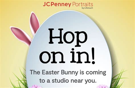 Easter Bunny Photos With JCPenney Portraits Uptown Rapid Mall
