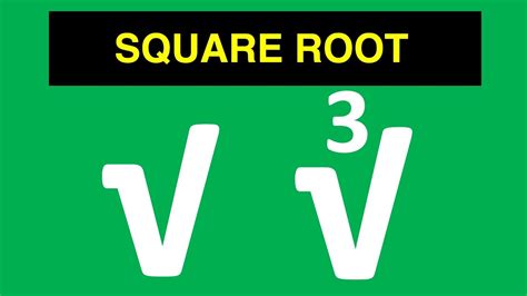 How To Insert Square Root Symbol In Excel On Mac Youtube