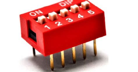 5 Positions Dip Switch