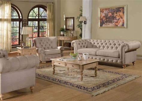 Traditional formal living room furniture sets (traditional. Von Furniture | Shantoria Formal Living Room Set in Beige