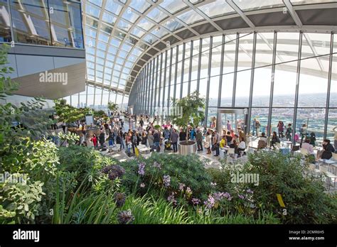 Interior View Of The Sky Garden Which Is Located On The 35th Floor Of