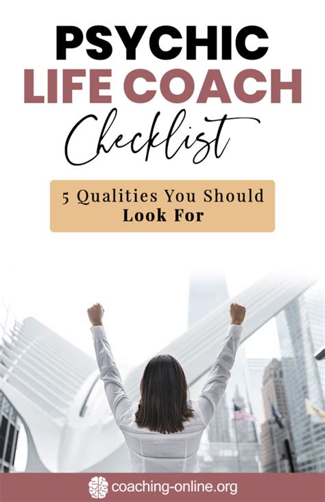 Psychic Life Coach Checklist — 5 Qualities You Should Look For
