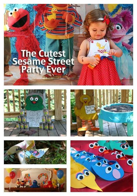 Oh boy, i wish i could still throw my kids a sesame street party. Sesame Street Birthday Party Ideas: Games, Food ...
