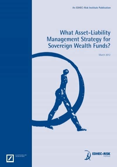 What Asset Liability Management Strategy For Sovereign Wealth