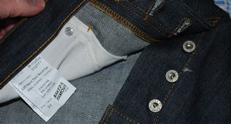 Naked And Famous Selvedge Denim Jeans 31x29 The Fedora Lounge