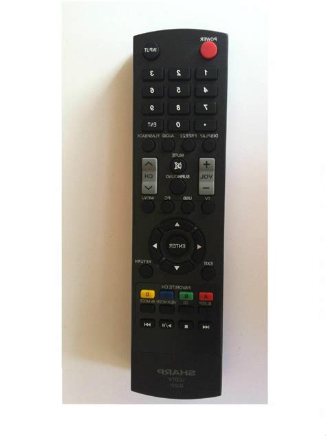 Sharp tv remote codes, use the below codes to control your sharp tv with a universal remote. Brand NEW Sharp LCD TV Universal Remote Control