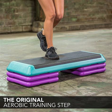 Iris Fitness Adjustable Aerobic Step Platform Home Gym Exercise