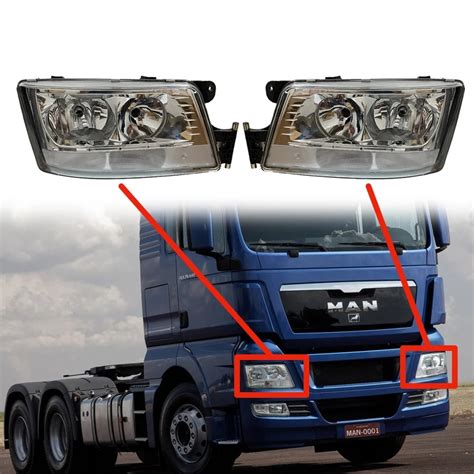 For Man Tgx Tgs Heavy Duty Truck Body Parts Head Lamp Headlight