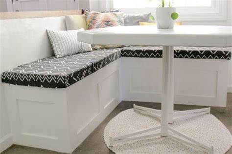 How To Build A Banquette Seat With Built In Storage Banquette Seating