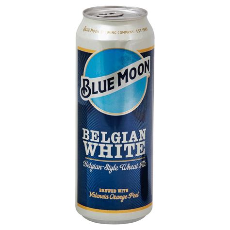 Blue Moon Belgian White Beer Can Shop Beer At H E B