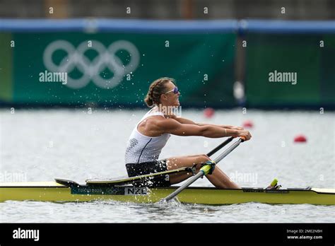 Emma Twigg Of New Zealand Competes In The Women S Rowing Single Sculls