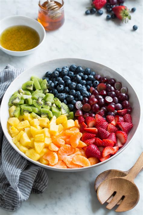 Traditional large bowl of fruit salad limits creativity. Fruit Salad Recipe {with Honey Lime Dressing} - Cooking Classy