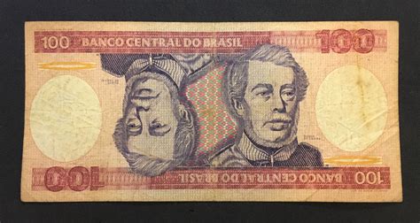 C 156 CÉdula 100 Cruzeiros 1981 Banco Central Do Brasil Cmb Mbc
