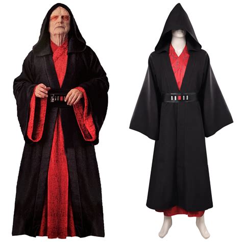 Star Wars The Rise Of Skywalker Emperor Palpatine Cosplay Costume Hal