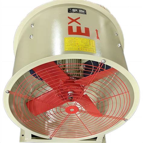 Flameproof Explosion Proof Axial Flow Fan Pipelined Low Noise Exhaust