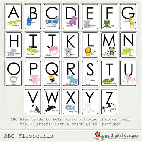 In alphabet tracing worksheets, you will see many forms of them. Printable Abc Flash Cards Preschoolers That are Unforgettable | Castro ...