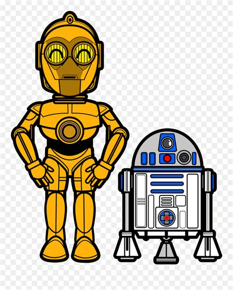 C3po Vector Clip Art Picture R2d2 Star Wars Clipart Png Download