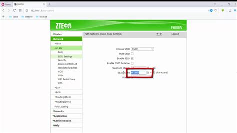 By searching, i found out that by default, the zte f670l routers lan4 are locked and it is dedicated to iptv. Changing WiFi Network Name and Password - ZTE - YouTube