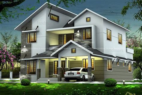 Kerala Style Double Floor House Plan On A Stunning Design Homezonline