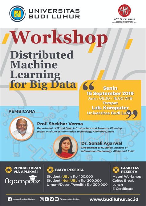 Workshop Distributed Machine Learning For Big Data Ngampooz