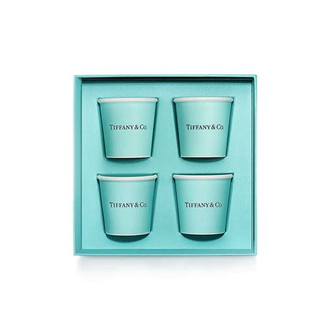 Everyday Objects Bone China Espresso Paper Cups Set Of Four Tiffany