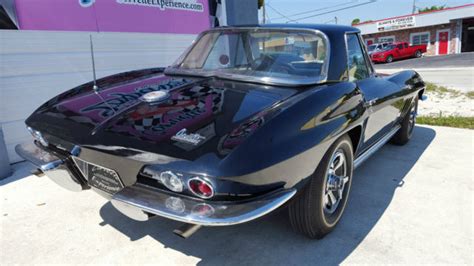 1966 Corvette Convertible Hardtop Survivor Rare Black Powerglide