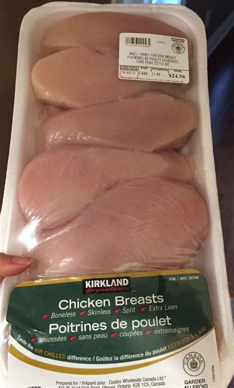 Costco Kirkland Signature Boneless Chicken Breasts And Chicken Parmesan Recipe Costcuisine