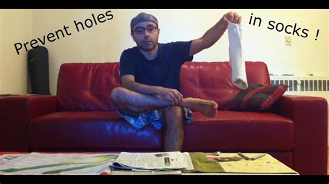 How To Prevent Holes In Socks Youtube
