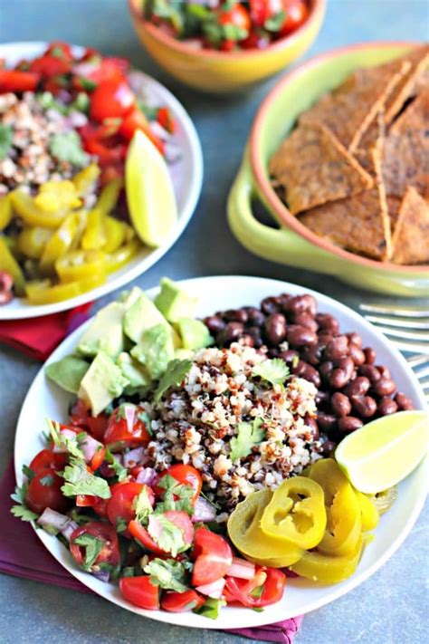 Quinoa Burrito Bowls Vegan Veggies Save The Day