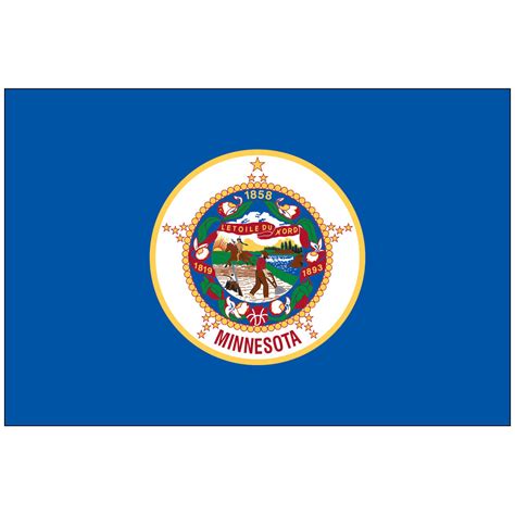 Minnesota State Flag Red River Flags
