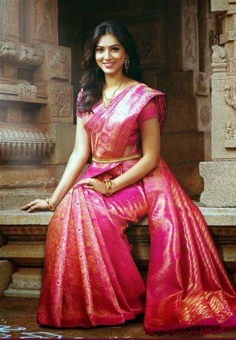 Beautiful Bridal Pink Rose Pattu Saree ~ Latest Fashion Trends Indian Bridal Fashion Saree