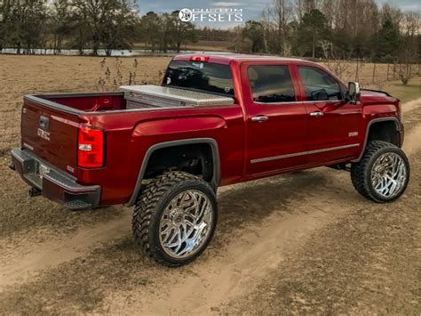 2014 Gmc Sierra 1500 With 24x14 76 Tis 544v And 35135r24 Amp Mud