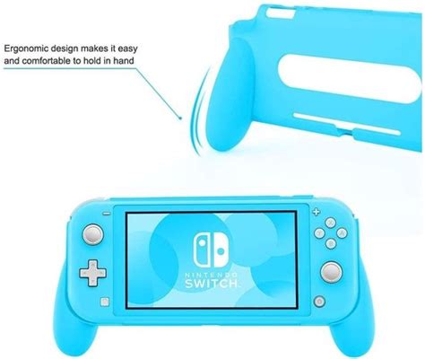 Nintendo Switch Lite Game Silicone Hoesje Blauw