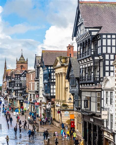Beautiful Street In Chester England Best Places To Travel England