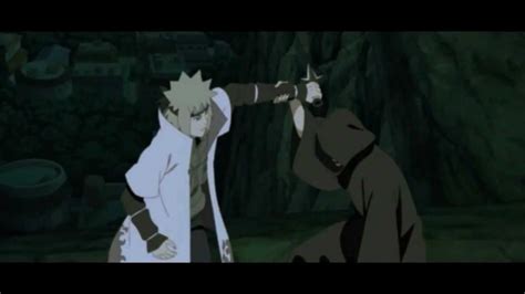 Naruto Shippuuden Minato Vs Masked Man Youtube