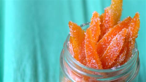 How To Make Candied Orange Peels Candied Orange Peel Recipe Youtube