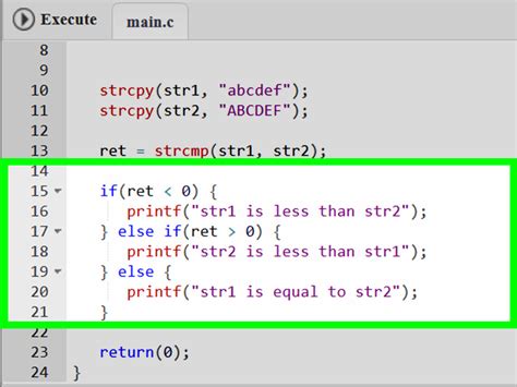 How To Compare Two Strings In C Programming Steps