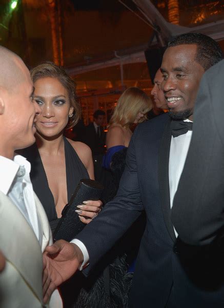 50 Cent Diddy And Jennifer Lopez Celebrate Golden Globes