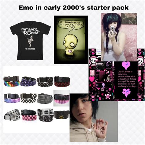 Early 2000s Emo Kid Starter Pack Starterpacks