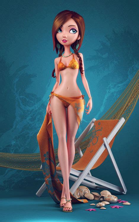 Pin Up Girls Cool 3d Concepts